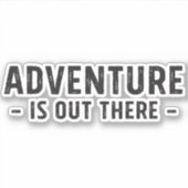 Het avontuur is er sticker (Voorkant)