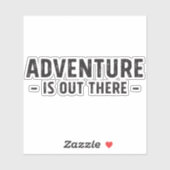 Het avontuur is er sticker (Vel)