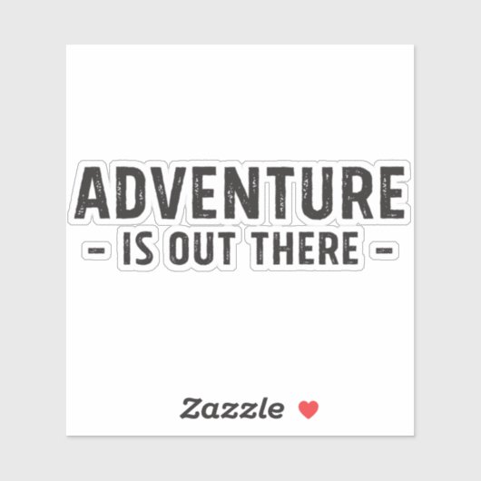 Het avontuur is er sticker (Vel)