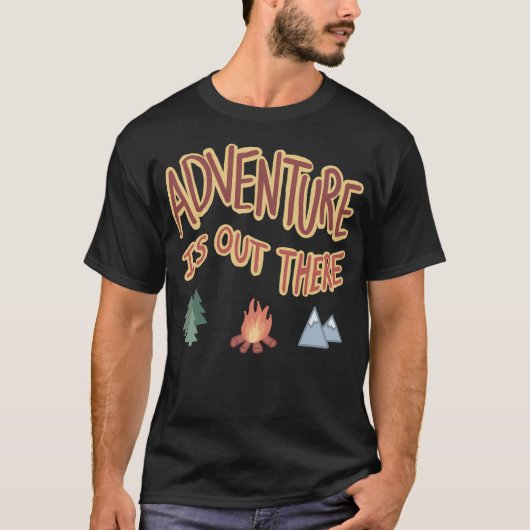 Het avontuur is er t-shirt (Voorkant)