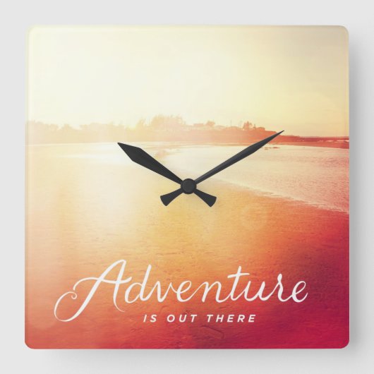 Het avontuur is er vierkante klok (Voorkant)