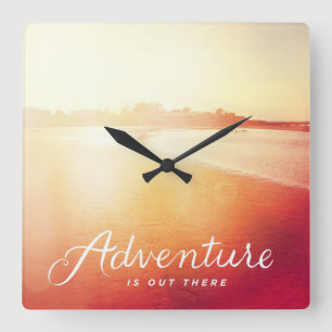 Het avontuur is er vierkante klok