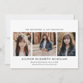 Het avontuur is nog maar net begonnen Foto Afstude Aankondiging (Voorkant)