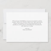 Het avontuur is nog maar net begonnen Foto Afstude Aankondiging (Achterkant)