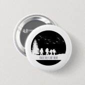 Het avontuur is uit daar Button (Voorkant /achterkant)