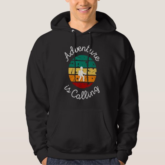 Het avontuur noemt Natuur Hiker  Sunset Hoodie (Voorkant)