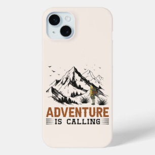 Het avontuur roept iPhone 15 mini hoesje