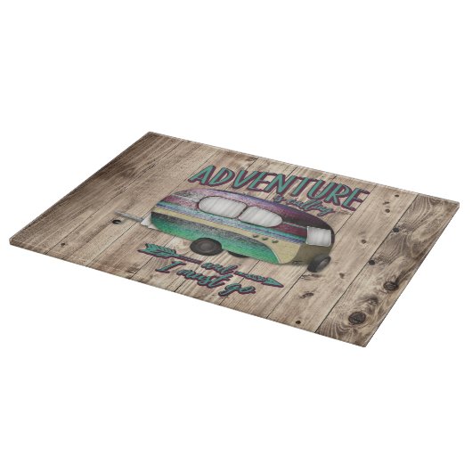 Het avontuur roept en ik moet Paarse auto's maken Snijplank (Hoek)