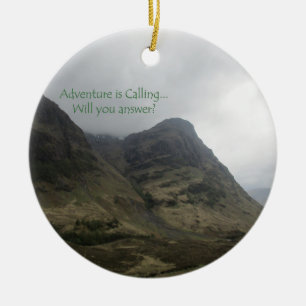 Het avontuur roept - Glencoe Keramisch Ornament