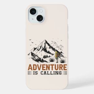 Het avontuur roept iPhone 15 plus case