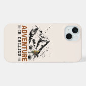 Het avontuur roept iPhone hoesje (Achterkant horizontaal)