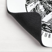 Het avontuur roept muismat (Hoek)