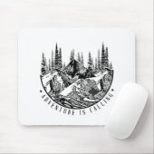 Het avontuur roept muismat (Met muis)