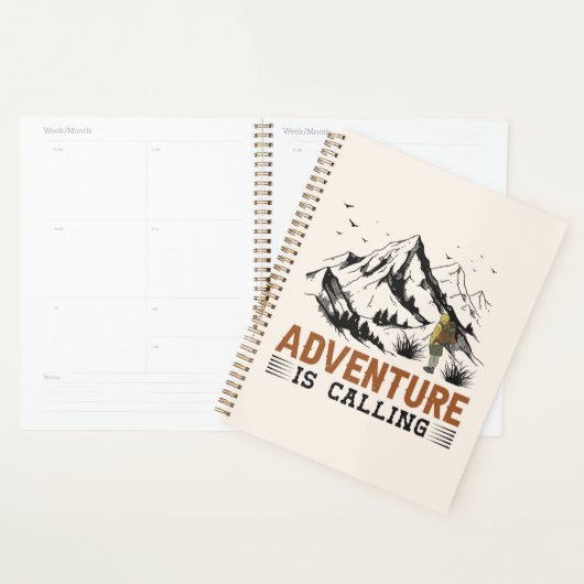 Het avontuur roept planner (Display)