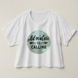 Het avontuur roept t-shirt