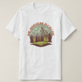 Het avontuur roept t-shirt
