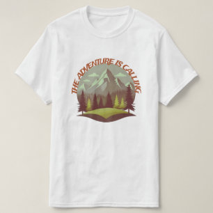 Het avontuur roept t-shirt
