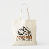 Het avontuur roept tote bag (Voorkant)