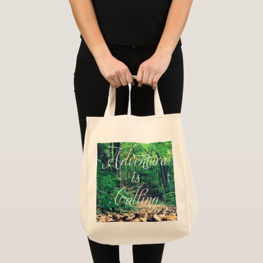 Het avontuur roept tote bag (Voorkant (product))