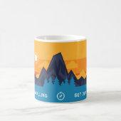 Het avontuur roept uit en onderzoekt Mok (Center)