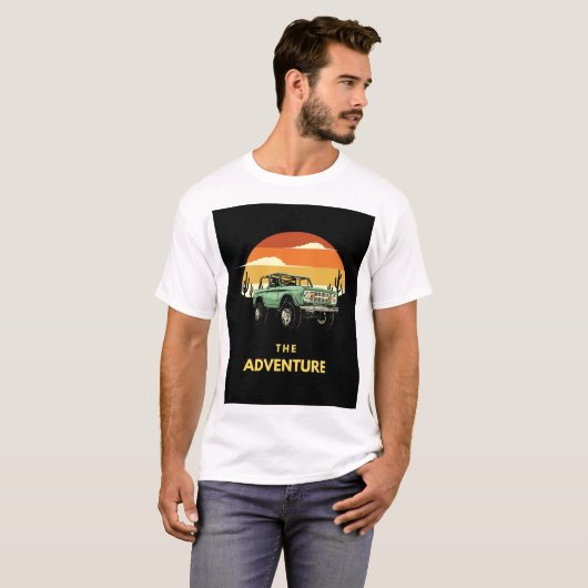 Het avontuur t-shirt (Voorkant volledig)