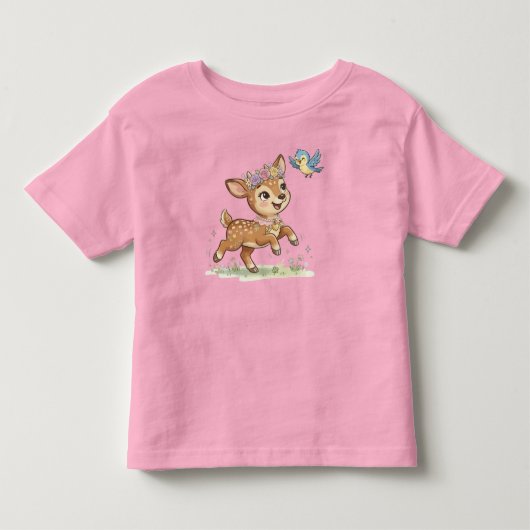 Het Avontuur T-Shirt van het Kleine Hert (Voorkant)
