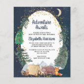 Het avontuur van de begroting wacht Baby shower do (Voorkant)