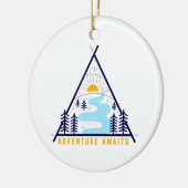 Het avontuur van de Camping wacht Keramisch Ornament (Links)