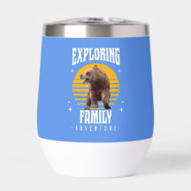Het avontuur van de gezinsbeer op vakantie in vint