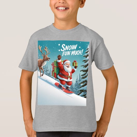 Het avontuur van de Kerstman T-shirt (Voorkant)