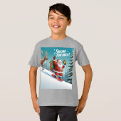 Het avontuur van de Kerstman T-shirt (Voorkant volledig)