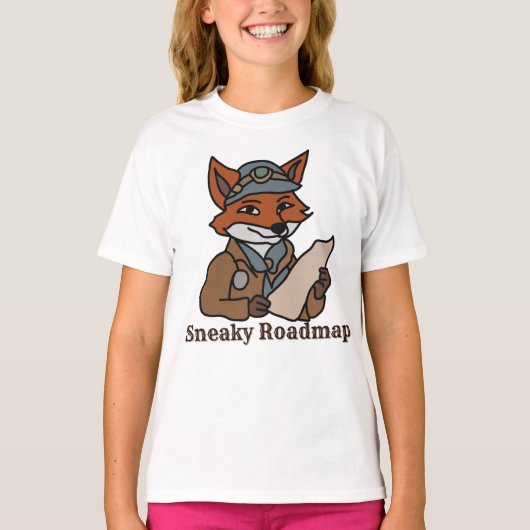 Het avontuur van de minimalistische Fox's Secret M T-shirt (Voorkant)