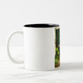 Het avontuur van de nieuwsgierige muis in het Oerw Tweekleurige Koffiemok (Links)