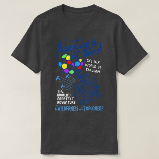 Het avontuur van de Pixar-up is buiten  Craft T-shirt (Design voorkant)