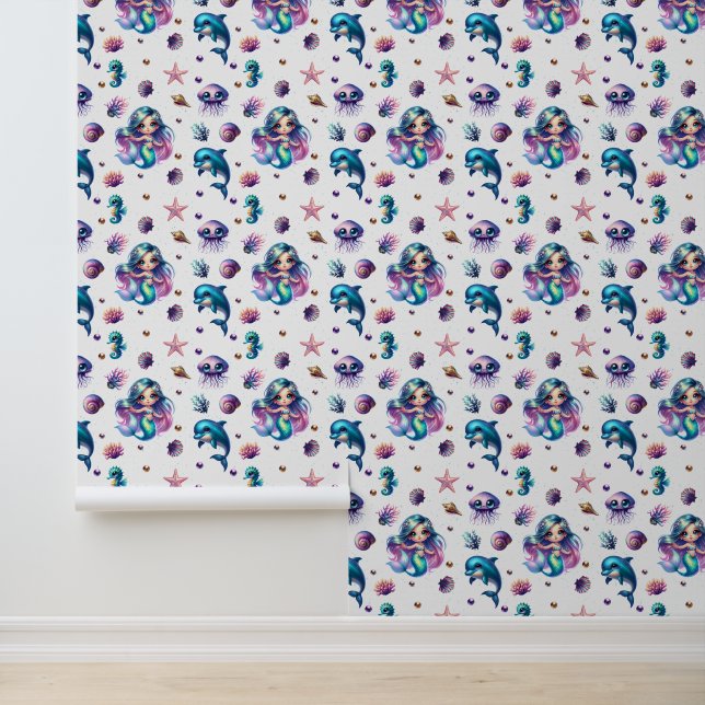 Het avontuur van de zeemeermin! behang (Applicatie)