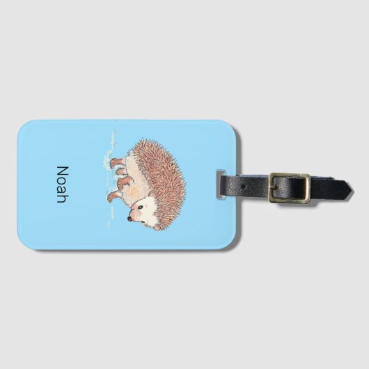 Het avontuur van Hedégel Bagagelabel (Voorkant (horizontaal))