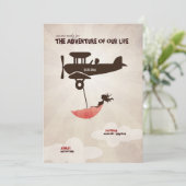 Het avontuur van onze uitnodiging voor het huwelij (Staand voorkant)