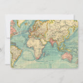 Het avontuur wacht Afstuderen uitnodigingen Reizen (Achterkant)