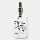 Het avontuur wacht Bagagelabel af (Voorkant verticaal)