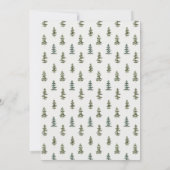 Het avontuur wacht Beer Baby shower af Kaart (Achterkant)