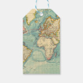 Het avontuur wacht dank u labels Baby shower reize Cadeaulabel (Achterkant)