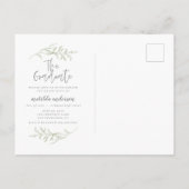 Het avontuur wacht de fotouitnodiging van de gradu aankondigingskaart (Achterkant)