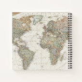 Het avontuur wacht de Moderne Kaart van het Mondia Notitieboek (Achterkant)