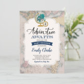 Het avontuur wacht de Toon van de Kaart van de Uit (Staand voorkant)