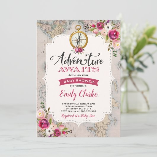 Het avontuur wacht de Toon van de Kaart van de Uit (Staand voorkant)