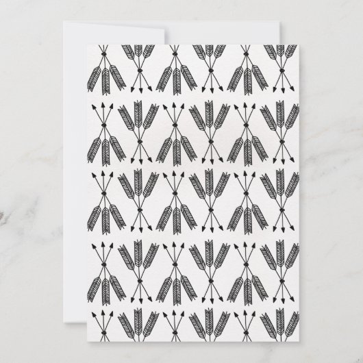 Het avontuur wacht de Uitnodiging van het Baby sho (Achterkant)