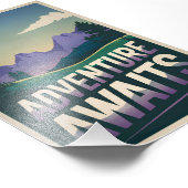 Het avontuur wacht foto afdruk (Hoek)