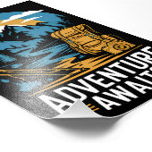 Het avontuur wacht foto afdruk (Hoek)