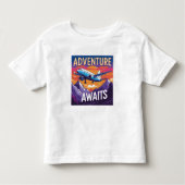 Het avontuur wacht kinder shirts (Voorkant)