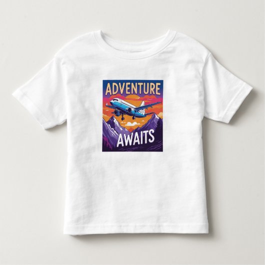 Het avontuur wacht kinder shirts (Voorkant)